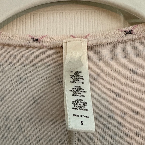 Skims Pointelle Henley Onesie - cream - Picture 5 of 7